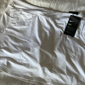 Nike Dri-FIT White Tennis Skirt